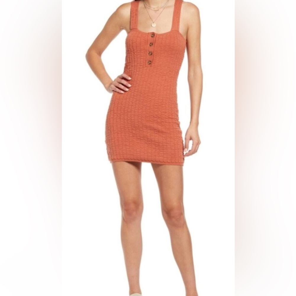 Coral Free People Dress